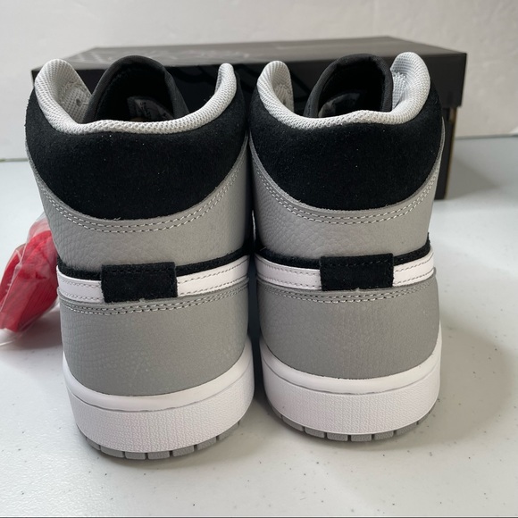 Air Jordan 1 Mid SE Black & Grey Mens Size 10 Basketball Sneakers - Picture 4 of 13